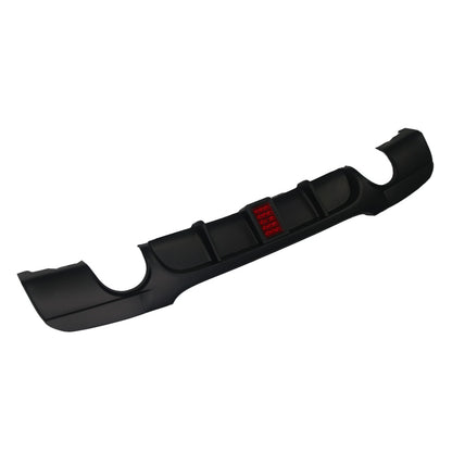 Heckstoßstange Diffusor Matt Schwarz LED passend für BMW 3er E90 E91 2005-2011