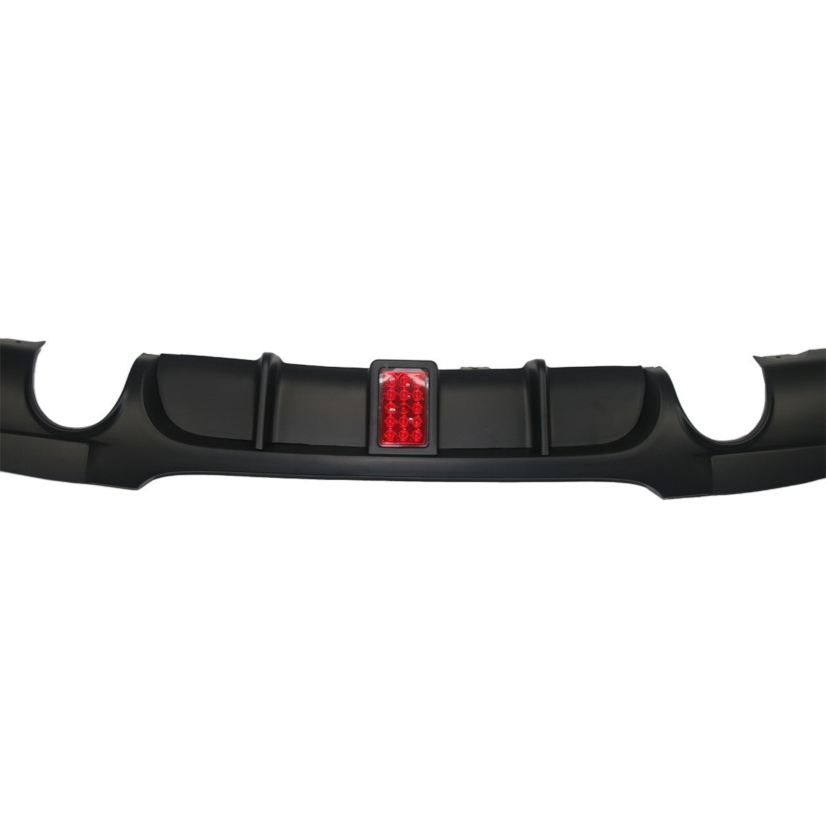 Heckstoßstange Diffusor Matt Schwarz LED passend für BMW 3er E90 E91 2005-2011