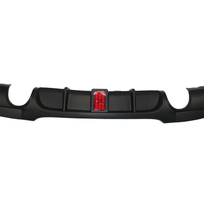 Heckstoßstange Diffusor Matt Schwarz LED passend für BMW 3er E90 E91 2005-2011