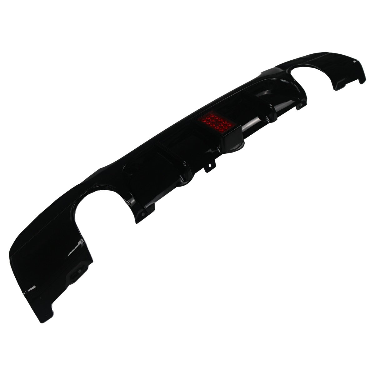 Heckdiffusor Hochglanz Schwarz LED passend für BMW 3er E90 E91 2005-2011