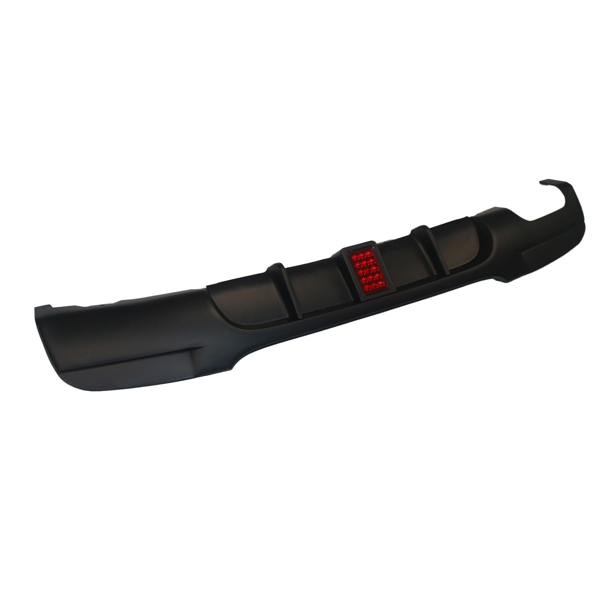Heckstoßstange Diffusor Matt Schwarz LED passend für BMW 3er E90 E91 2005-2011