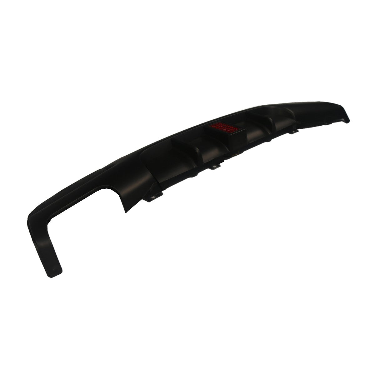 Heckstoßstange Diffusor Matt Schwarz LED passend für BMW 3er E90 E91 2005-2011