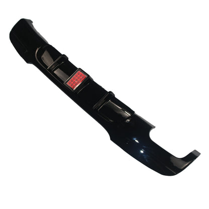 Heckstoßstange Diffusor Hochglanz Schwarz LED passend für BMW 3er E90 E91 2005-2011