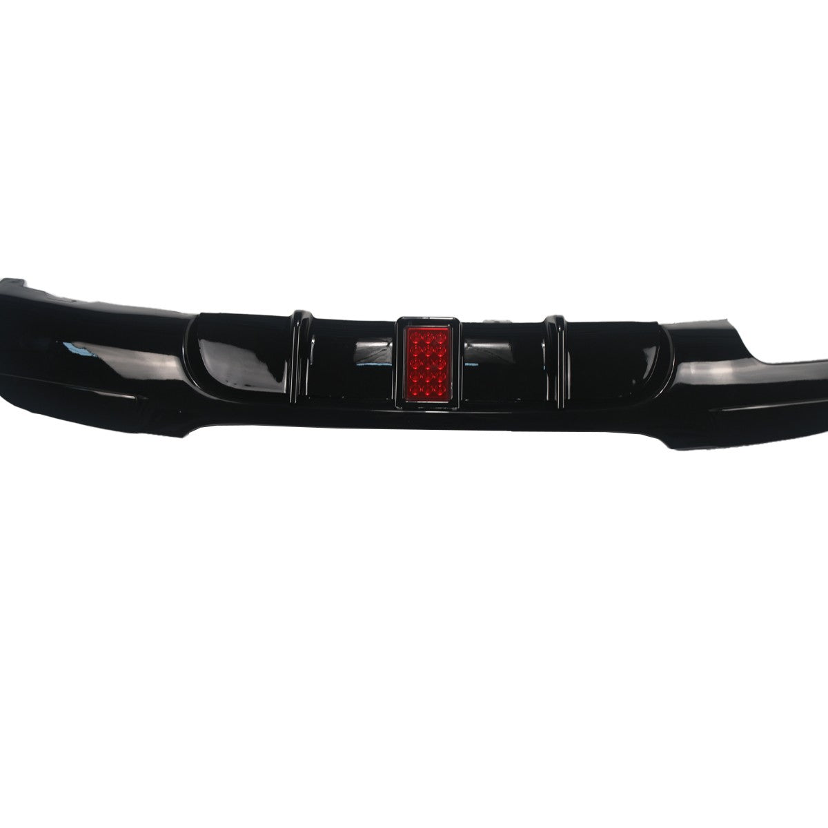 Heckstoßstange Diffusor Hochglanz Schwarz LED passend für BMW 3er E90 E91 2005-2011