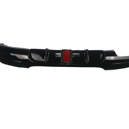 Heckstoßstange Diffusor Hochglanz Schwarz LED passend für BMW 3er E90 E91 2005-2011