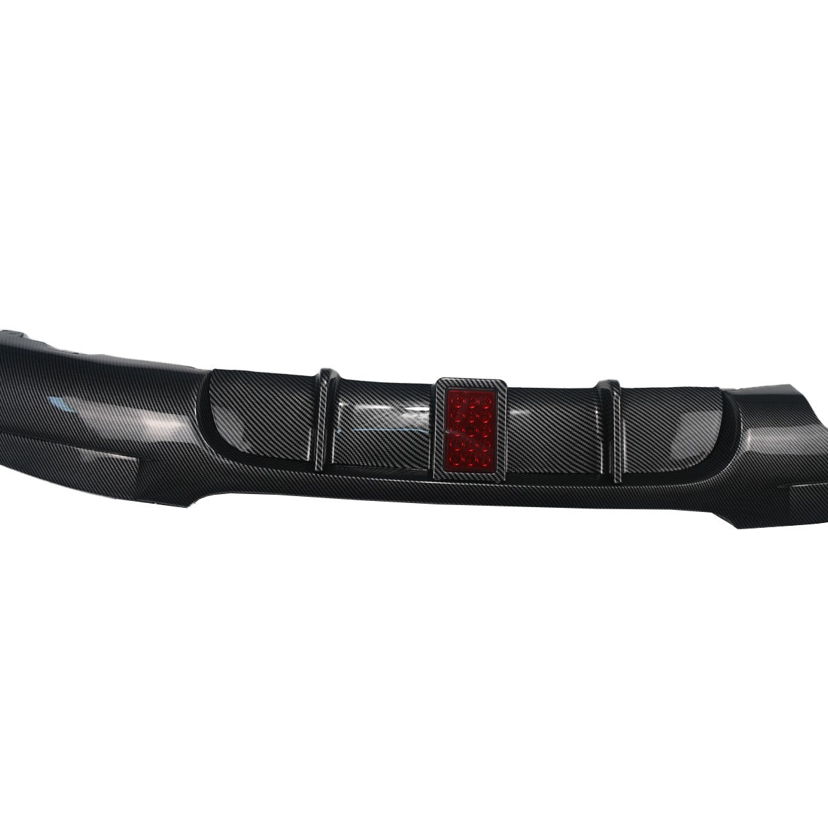 Heckstoßstange Diffusor Carbon-Optik + LED passend für BMW 3er E90 E91 2005-2011