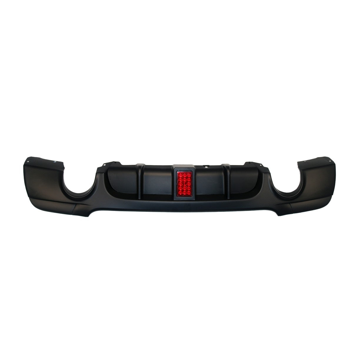Heckstoßstange Diffusor Matt Schwarz LED passend für BMW 3er E92 E93 2006-2013