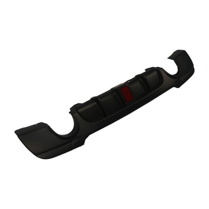 Heckstoßstange Diffusor Matt Schwarz LED passend für BMW 3er E92 E93 2006-2013
