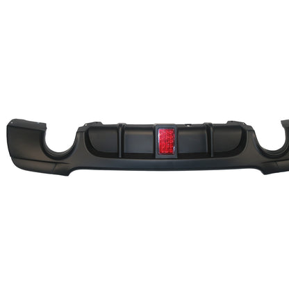 Heckstoßstange Diffusor Matt Schwarz LED passend für BMW 3er E92 E93 2006-2013
