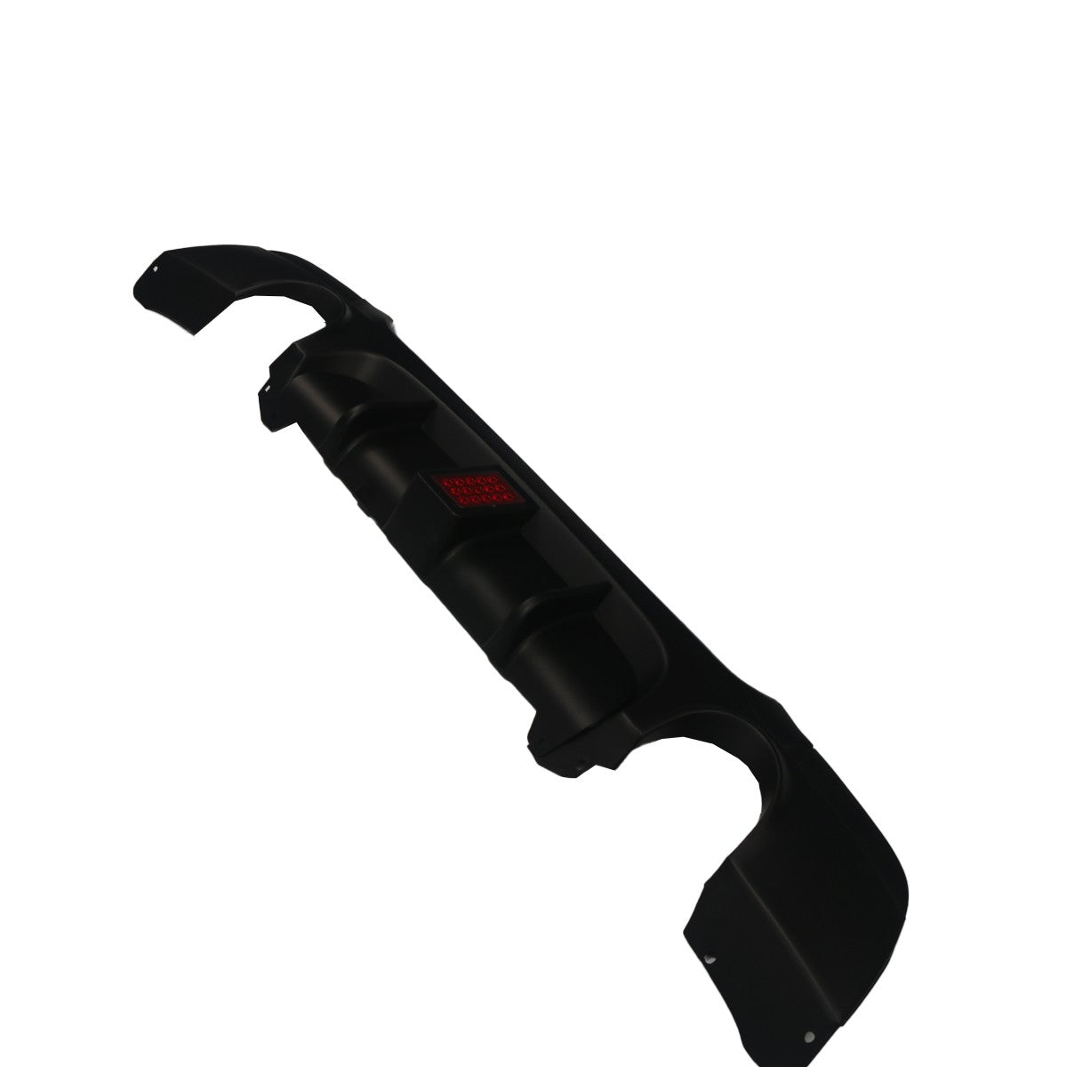 Heckstoßstange Diffusor Matt Schwarz LED passend für BMW 3er E92 E93 2006-2013