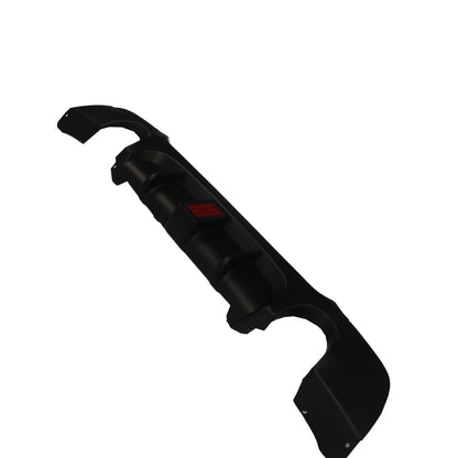 Heckstoßstange Diffusor Matt Schwarz LED passend für BMW 3er E92 E93 2006-2013