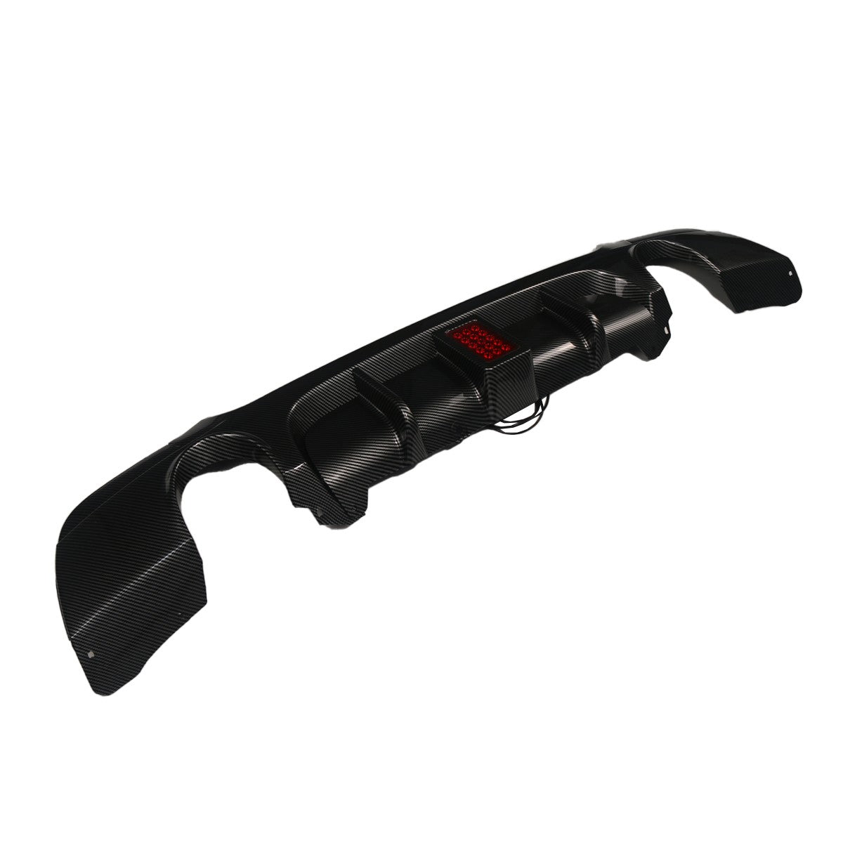 Heckstoßstange Diffusor Carbon-Optik + LED passend für BMW 3er E92 E93 335i 2006-2013