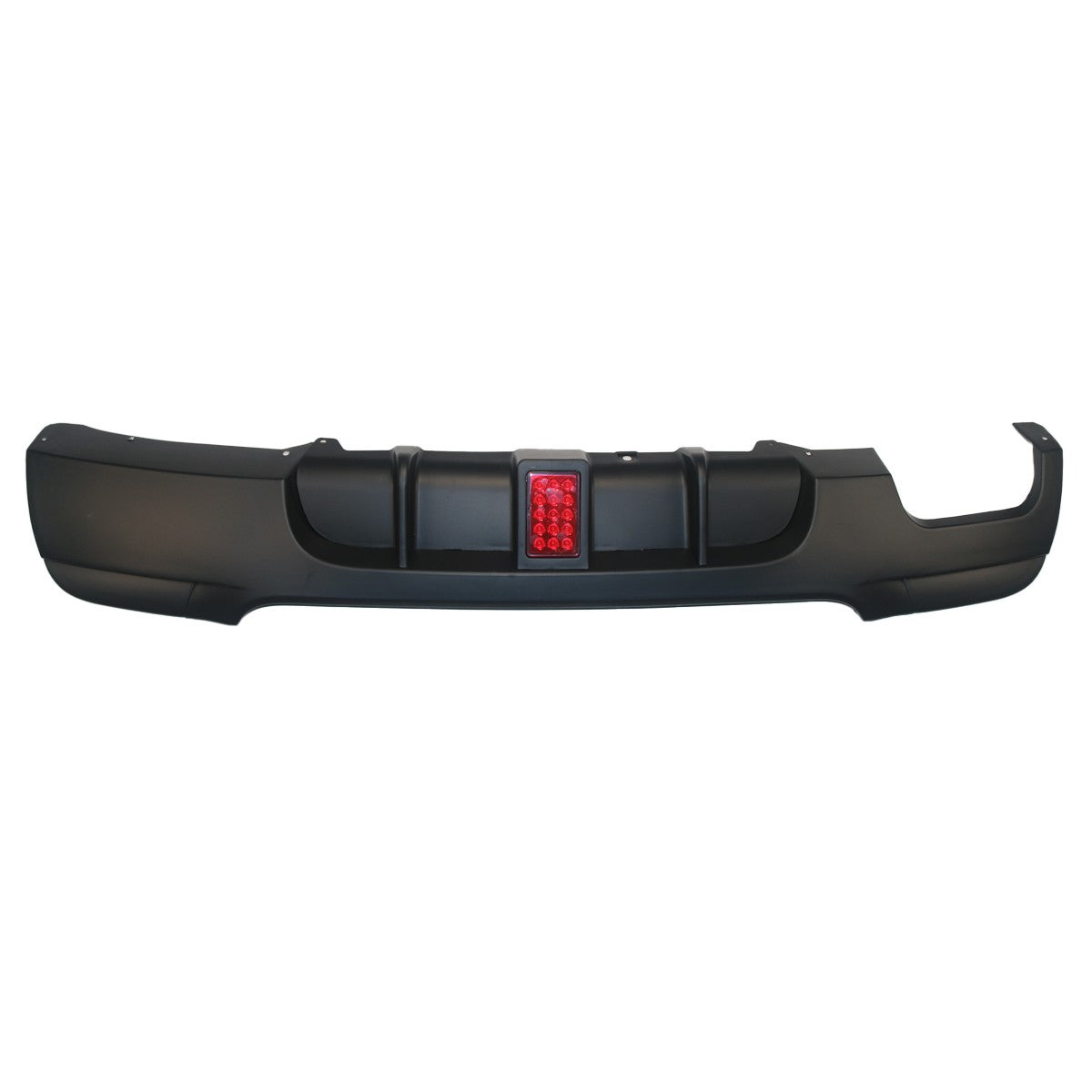 Heckstoßstange Diffusor Matt Schwarz LED passend für BMW 3er E92 E93 2006-2013