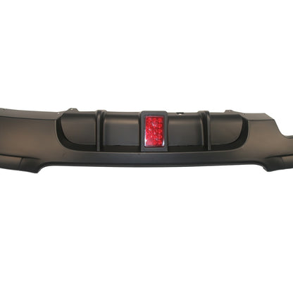Heckstoßstange Diffusor Matt Schwarz LED passend für BMW 3er E92 E93 2006-2013