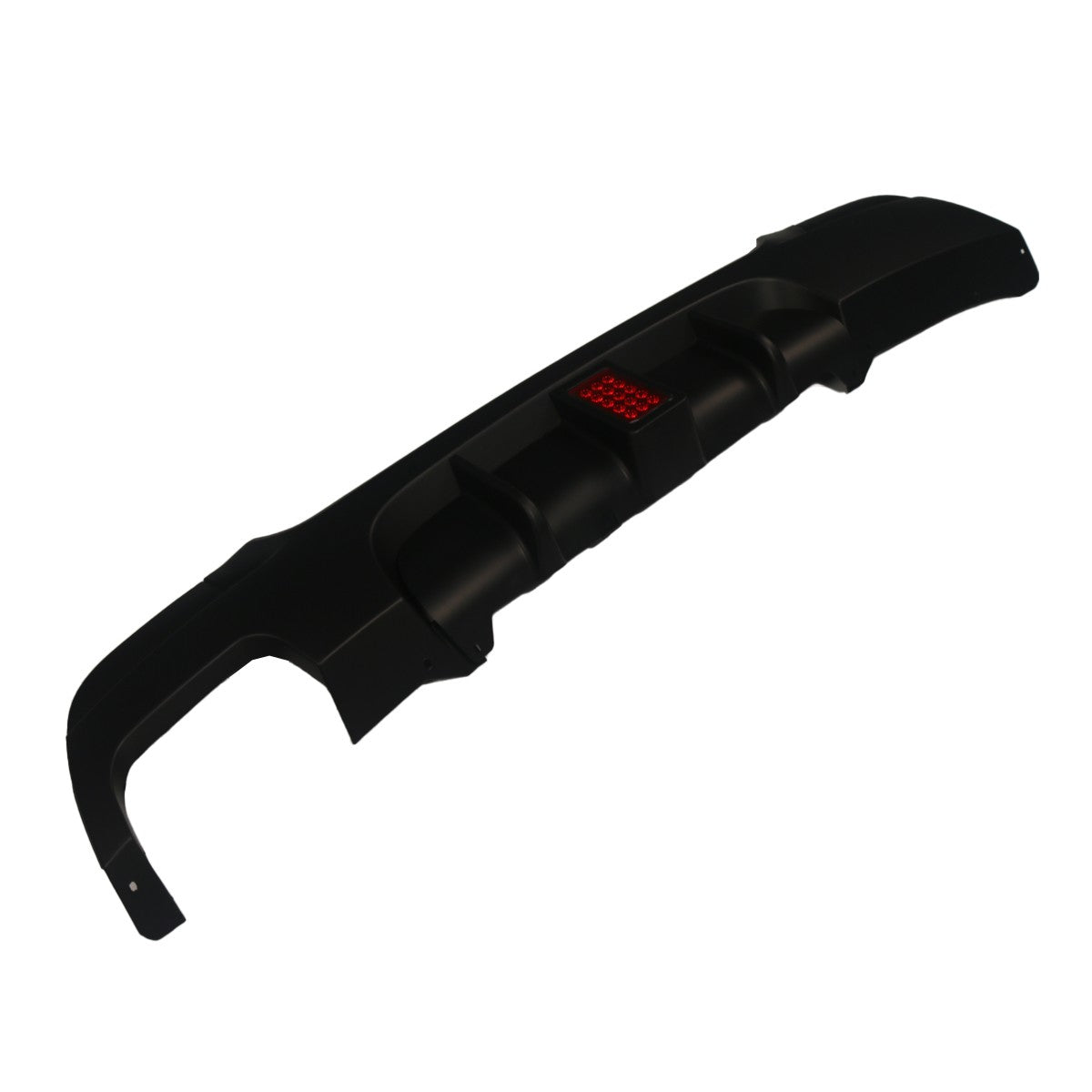 Heckstoßstange Diffusor Matt Schwarz LED passend für BMW 3er E92 E93 2006-2013