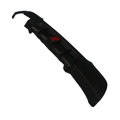 Heckstoßstange Diffusor Matt Schwarz LED passend für BMW 3er E92 E93 2006-2013