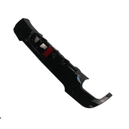 Heckstoßstange Diffusor Hochglanz Schwarz + LED passend für BMW 3er E92/E93 2006-2013