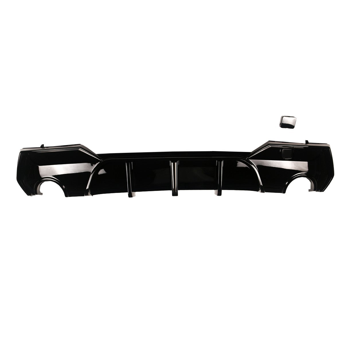 Heckstoßstange Diffusor Hochglanz Schwarz LED passend für BMW 4er G22 G23 2021-2024