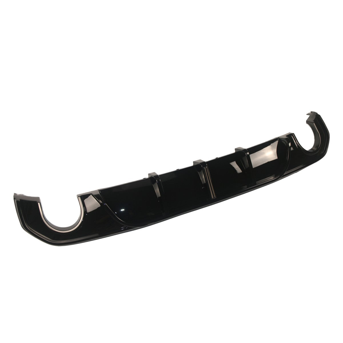 Heckstoßstange Diffusor Hochglanz Schwarz LED passend für BMW 4er G26 2021-heute