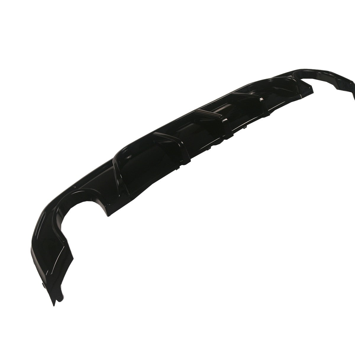 Heckstoßstange Diffusor Hochglanz Schwarz LED passend für BMW 4er G26 2021-heute