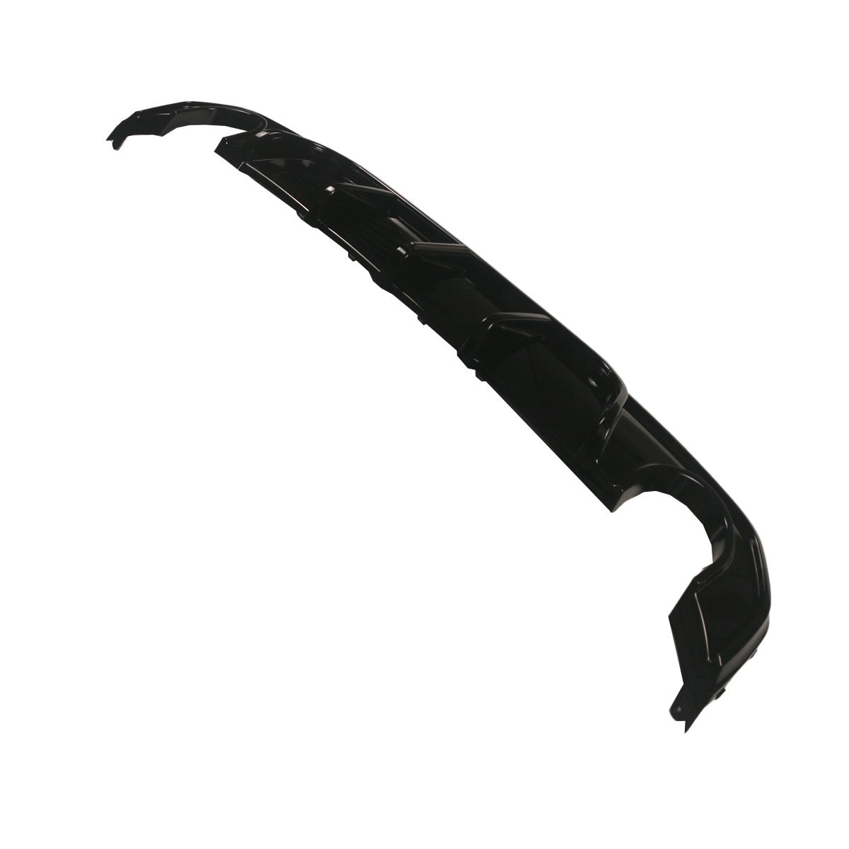 Heckstoßstange Diffusor Hochglanz Schwarz LED passend für BMW 4er G26 2021-heute