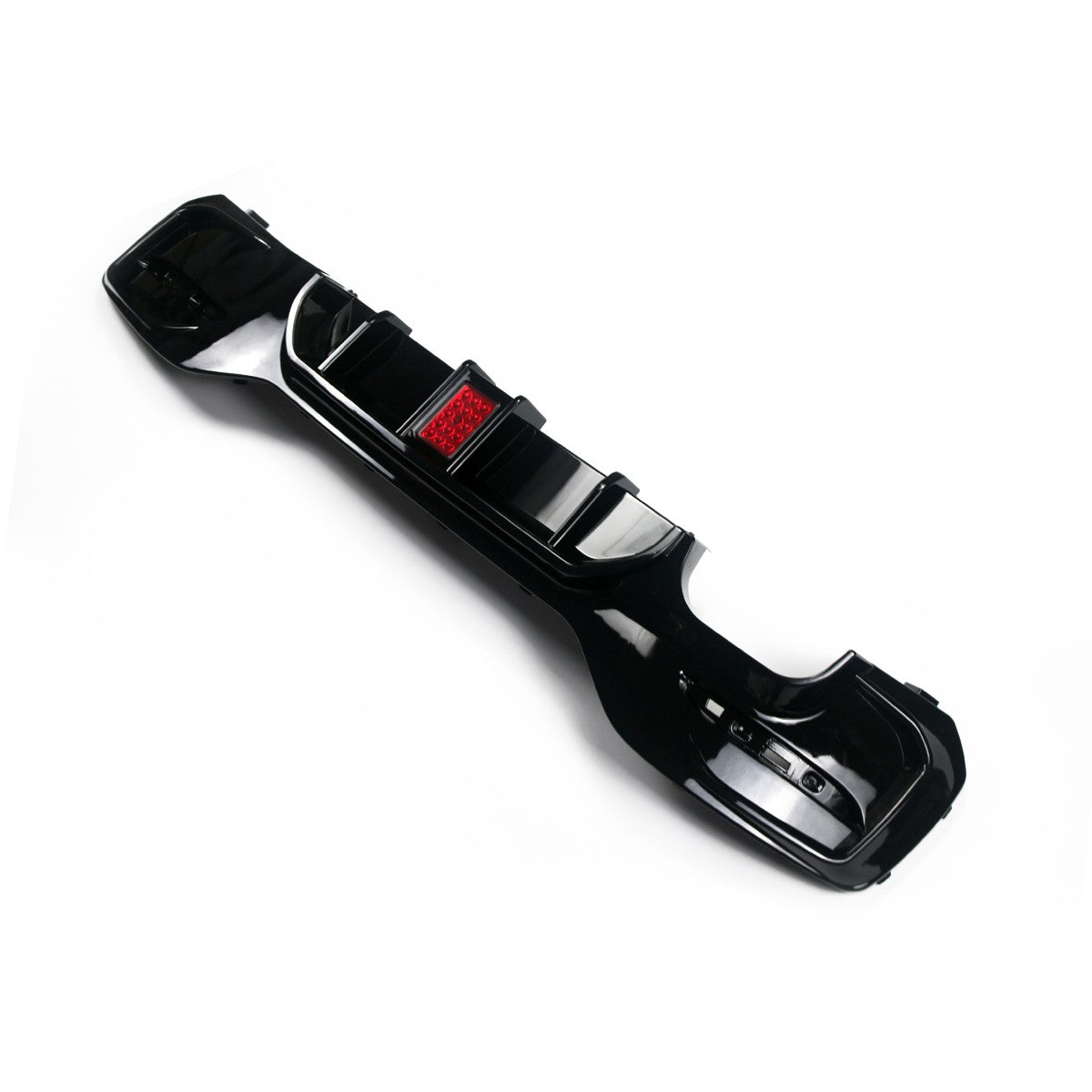 Heckdiffusor Hochglanz Schwarz + LED passend für BMW 1er F20 F21 2015-2019
