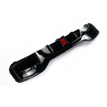 Heckdiffusor Hochglanz Schwarz + LED passend für BMW 1er F20 F21 2015-2019