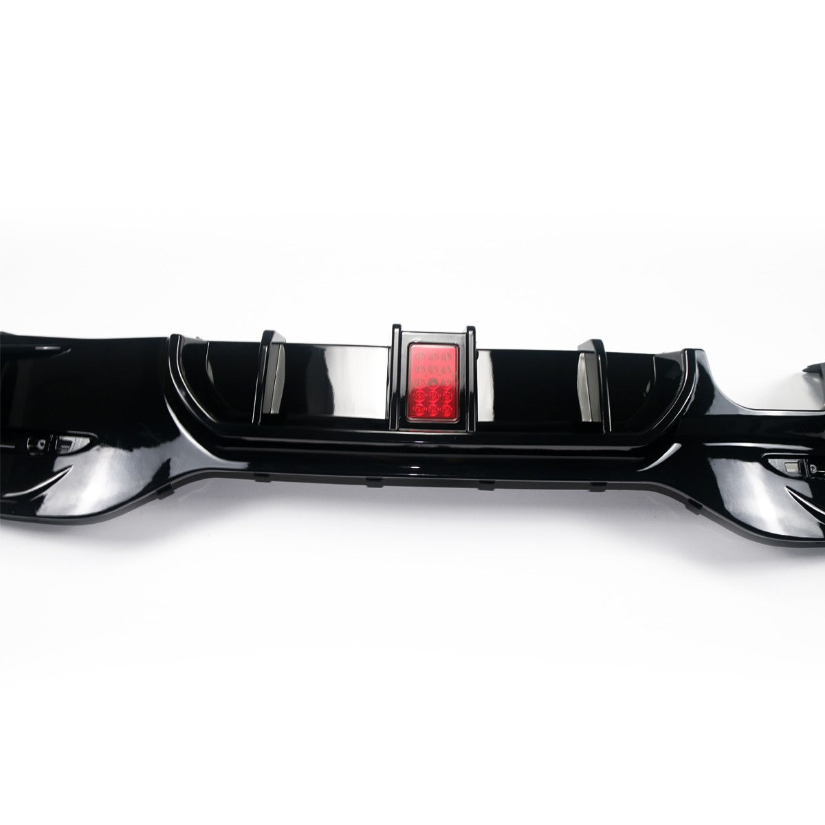 Heckdiffusor Hochglanz Schwarz + LED passend für BMW 1er F20 F21 2015-2019