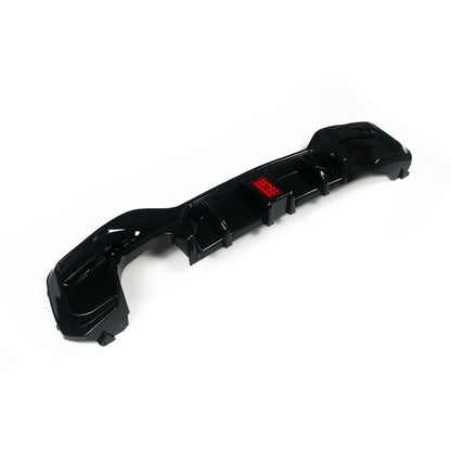 Heckdiffusor Hochglanz Schwarz + LED passend für BMW 1er F20 F21 2015-2019
