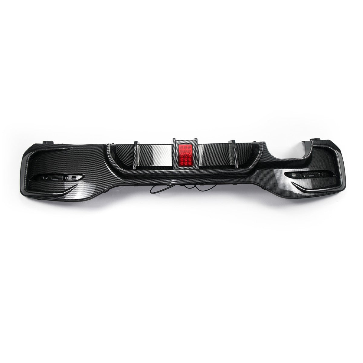 Heckdiffusor Carbon-Optik + LED passend für BMW 1er F20 F21 2015-2019