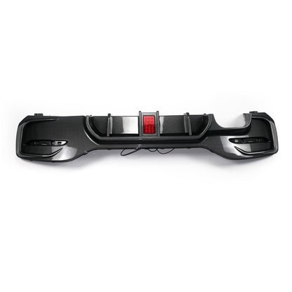 Heckdiffusor Carbon-Optik + LED passend für BMW 1er F20 F21 2015-2019