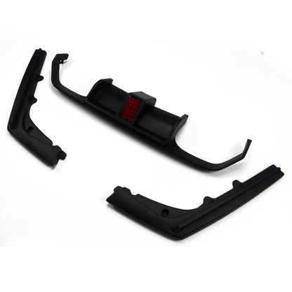 Heckstoßstange Diffusor Matt Schwarz LED passend für BMW M3 F80 M4 F82 F83 2013-2019
