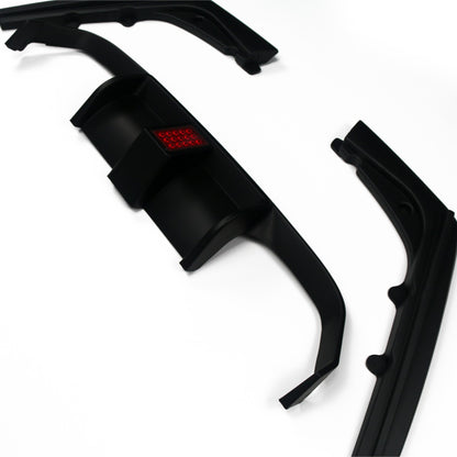 Heckstoßstange Diffusor Matt Schwarz LED passend für BMW M3 F80 M4 F82 F83 2013-2019