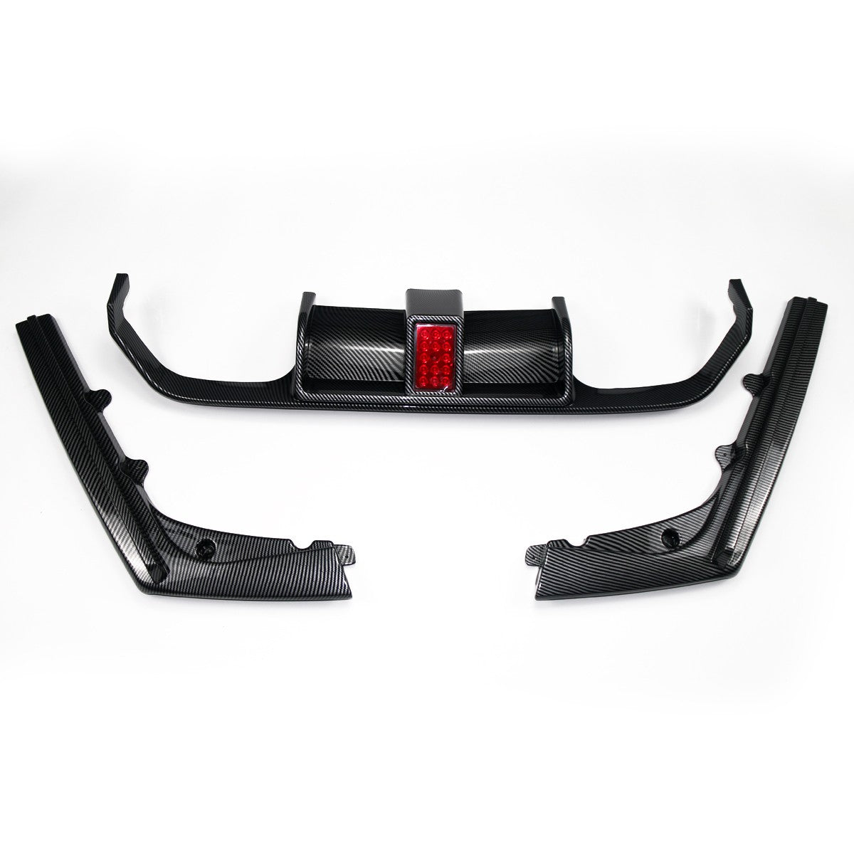 Heckstoßstange Diffusor Carbon-Optik LED passend für BMW M3 F80 M4 F82 F83 2013-2019