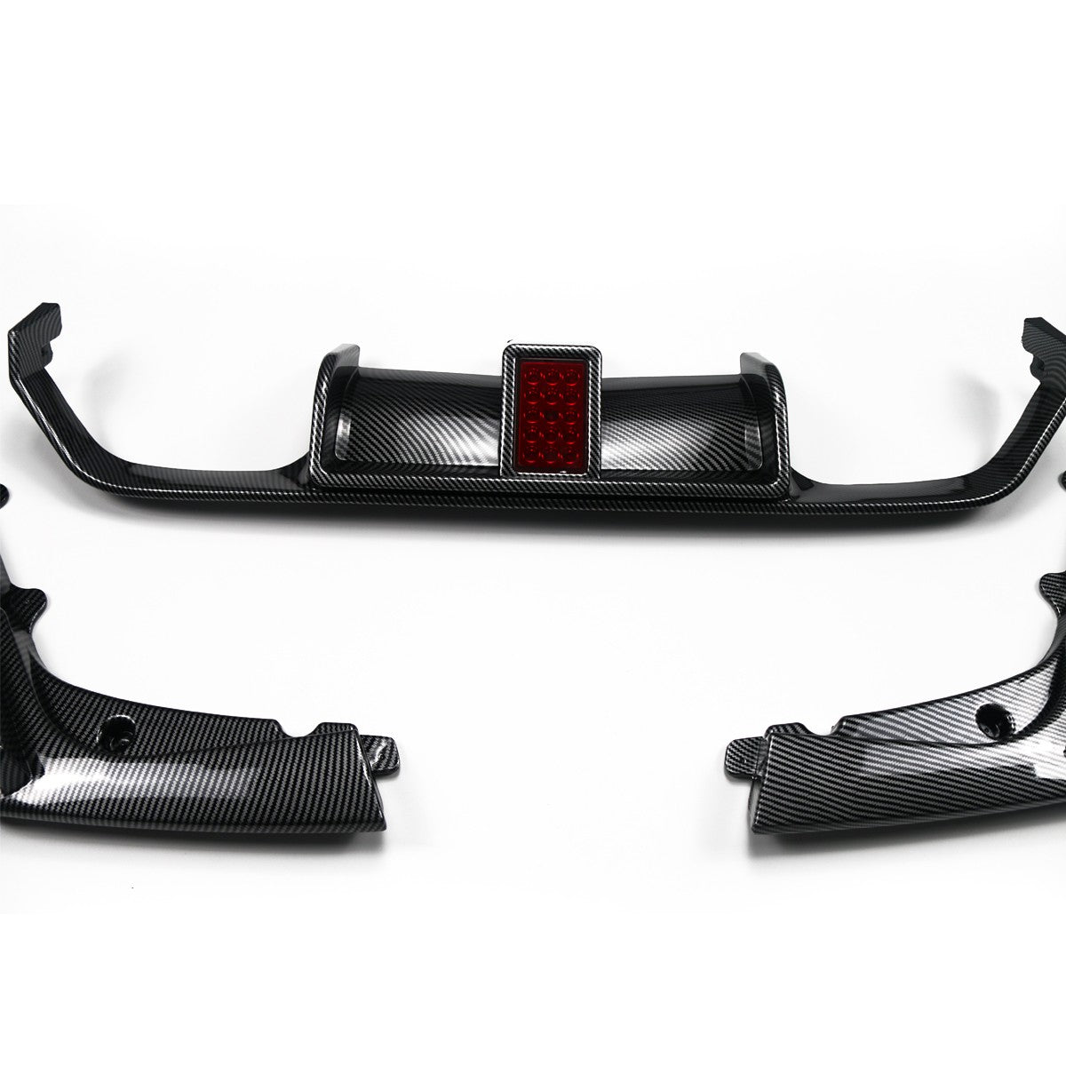Heckstoßstange Diffusor Carbon-Optik LED passend für BMW M3 F80 M4 F82 F83 2013-2019