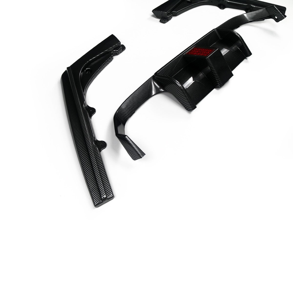 Heckstoßstange Diffusor Carbon-Optik LED passend für BMW M3 F80 M4 F82 F83 2013-2019