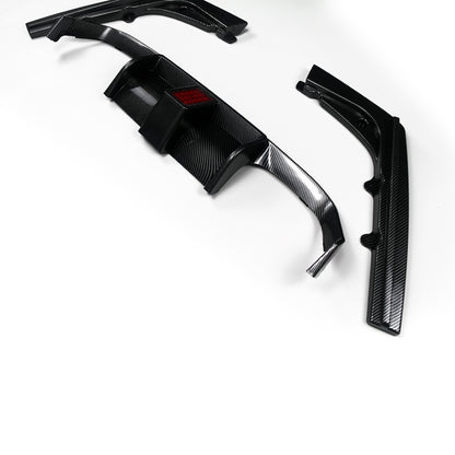 Heckstoßstange Diffusor Carbon-Optik LED passend für BMW M3 F80 M4 F82 F83 2013-2019