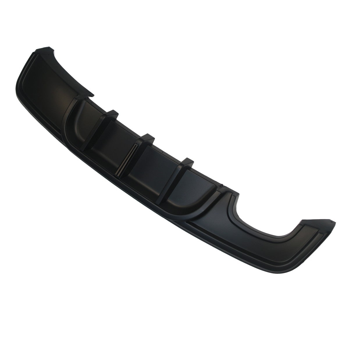 Heckstoßstange Diffusor Matt Schwarz LED passend für BMW 1er E82/E88 2007-2013