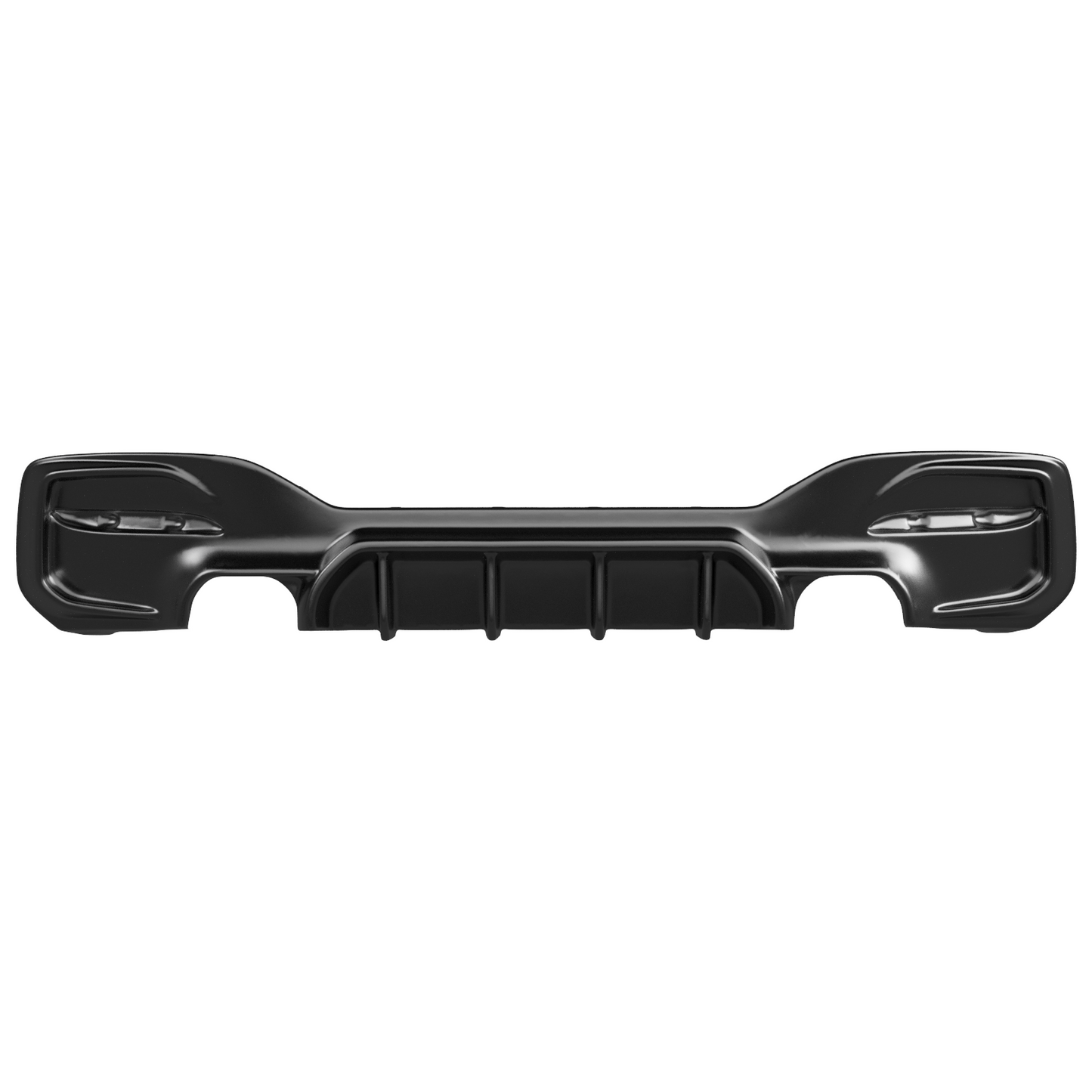 Heckstoßstange Diffusor Hochglanz Schwarz passend für BMW 1er F20 / F21 Facelift 2015-2019