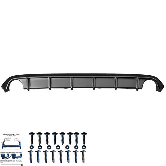 Heckstoßstange Diffusor Hochglanz Schwarz passend für BMW 3er G20 / G21 2018-2021