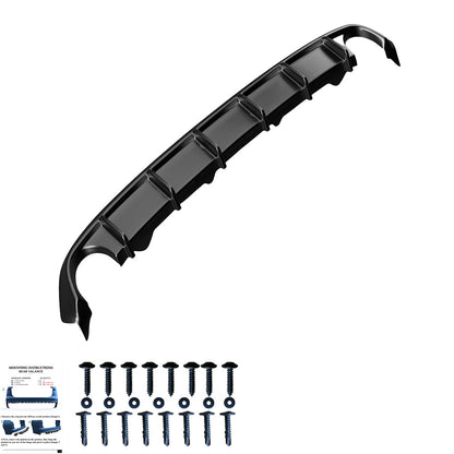 Heckstoßstange Diffusor Hochglanz Schwarz passend für BMW 3er G20 / G21 2018-2021