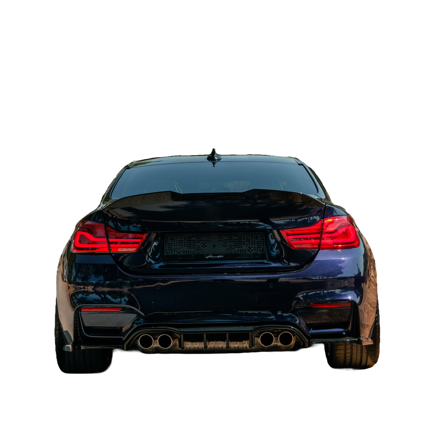 RV21.031 - Heckdiffusor passend für BMW M4 F82 2014-2021 Hochglanz Schwarz