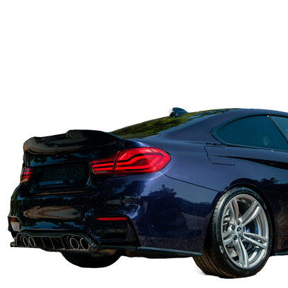 RV21.031 - Heckdiffusor passend für BMW M4 F82 2014-2021 Hochglanz Schwarz