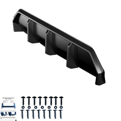 Heckstoßstange Diffusor passend für BMW 3er M-Pack G20/G21 Facelift 2022+ Hochglanz Schwarz
