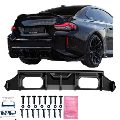 RV21.040 - Heckschürze passend für BMW M2 G87 2023+ Hochglanz Schwarz