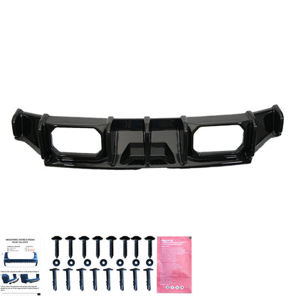 RV21.040 - Heckschürze passend für BMW M2 G87 2023+ Hochglanz Schwarz