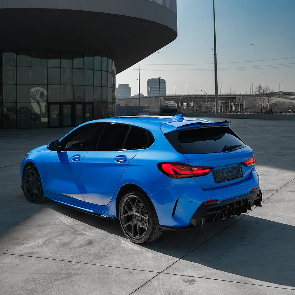 Heckschürze passend für BMW 1er F40 M-Pack/M135i 2019-2024 Hochglanz Schwarz