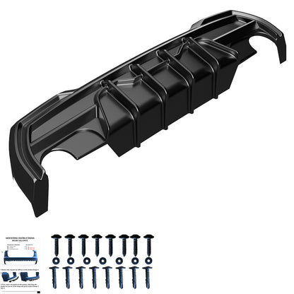 Heckschürze passend für BMW 1er F40 M-Pack/M135i 2019-2024 Hochglanz Schwarz