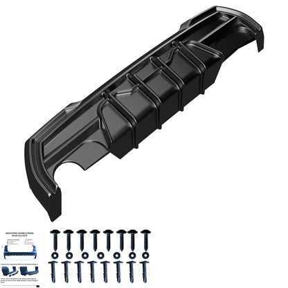 Heckschürze passend für BMW 1er F40 M-Pack/M135i 2019-2024 Hochglanz Schwarz