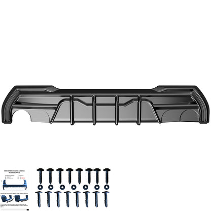 Heckschürze passend für BMW 1er F40 M-Pack/M135i 2019-2024 Hochglanz Schwarz